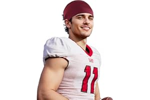 Skull Wrap Headband for Men and Women, Cooling Football Head Wrap, Wide Sweat Wicking Sports Sweatband - Keep Sweat Off Eyes