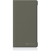 VIWOODS Folio Case for AiPaper Reader and Reader C with Stand, Green | Slim PU leather flip cover with a built-in stand; 67 g lightweight protection for reading, travel, desk use and daily carry.