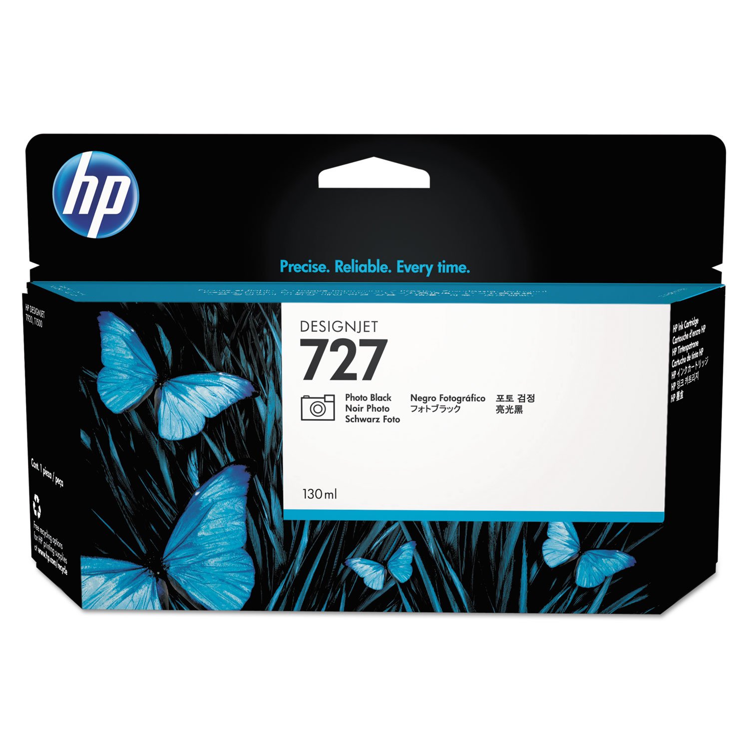 123265 - HP 727 (Volume: 130ml) Photo Black Ink Cartridge