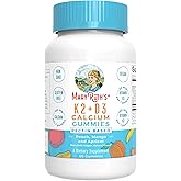 MARYRUTH'S Organics Calcium with Vitamin D & Vitamin K2, 2 Month Supply, Calcium Supplement Supports Bone Health & Joint Supp