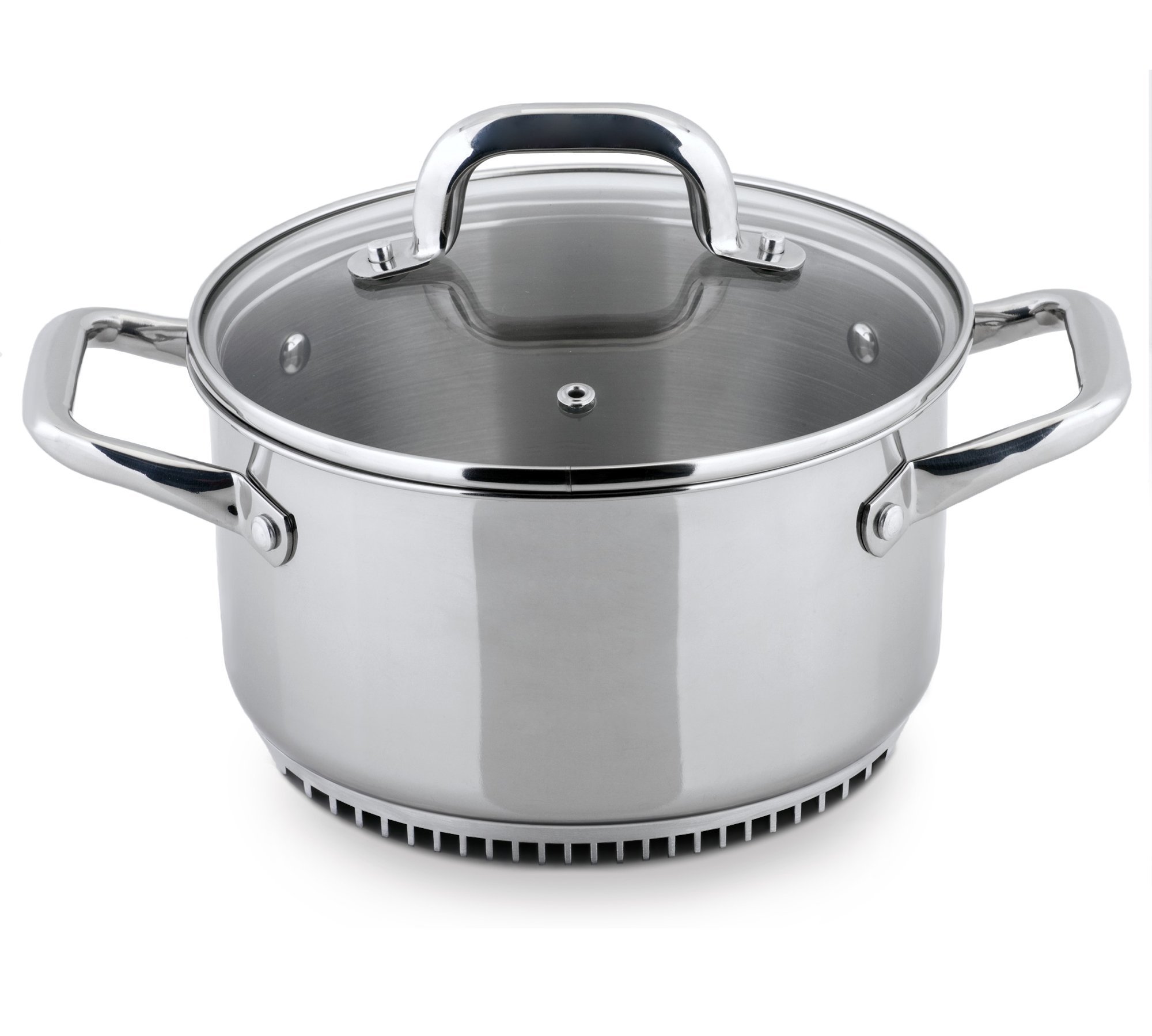Turbo Pot FreshAir Stainless Steel 3.5 Qt. Dutch Oven Casserole Pot