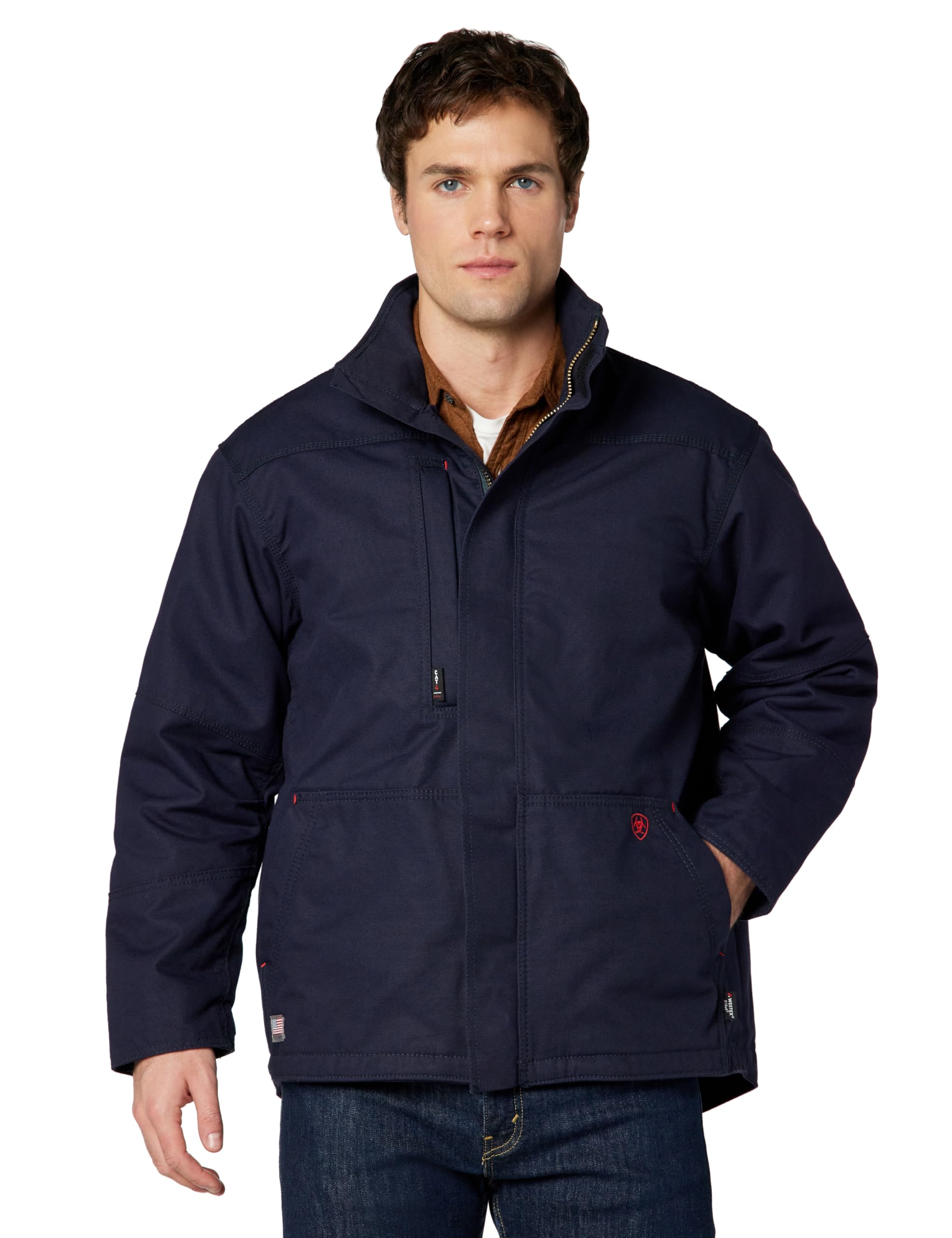 Photo 1 of ARIAT Men's Navy Fr Workhorse Insulated Work Jacket Navy XX-Large