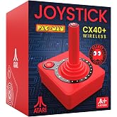 Pac-Man Atari CX40+ Wireless Joystick - Blinky Edition - Red