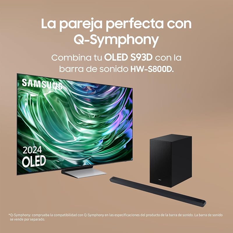 TV OLED 4K 2024 55S93D Smart TV de 55" con Más Brillo y Contraste, un Sonido de Cine con Q-Symphony, el Mejor Smart TV y GANA Todas Las partidas con Motion Xcelerator 144 Hz