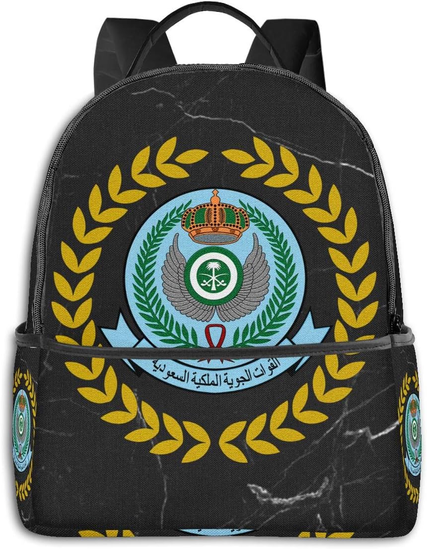 Royal Saudi Air Force Unisex Work Backpack Travel Backpack School Backpack Laptop Backpack