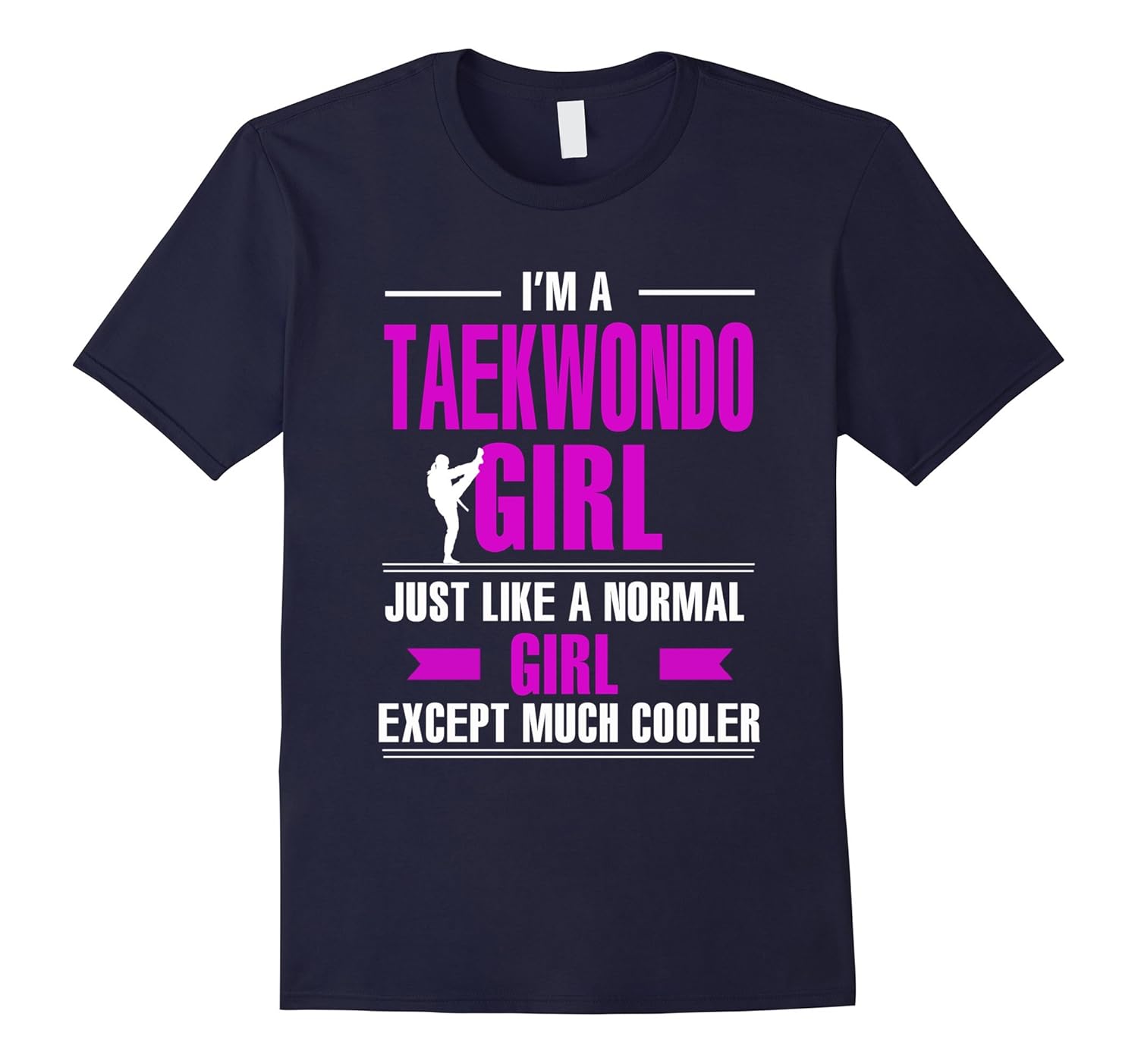 Girl taekwondo shirt Cool Taekwondo girl