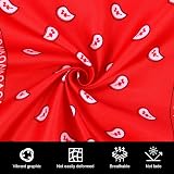Aomig Bandana Head Scarf Mens Women Paisley Print 6 Pack Multi Use view 3