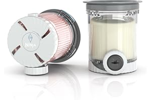 Ninja Swirl by CREAMi Pints and Lids - 2 Pack, Compatible with NC700 Series Ninja Swirl Ice Cream & Soft Serve Makers, BPA-Fr