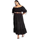 City Chic Women's Plus Size Love Shirred Dress
