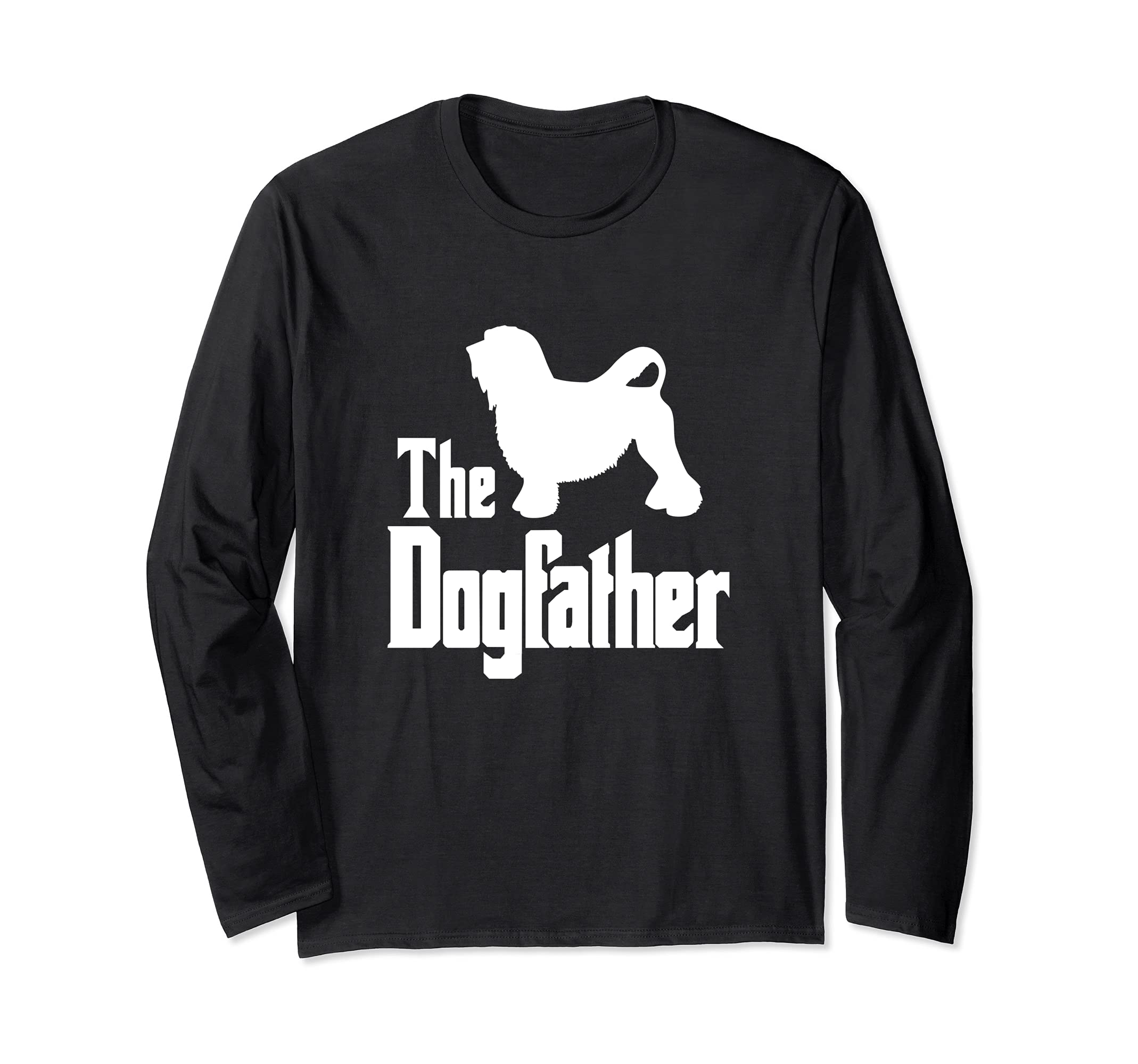 The Dogfather - funny dog gift, funny Lowchen Long Sleeve T-Shirt