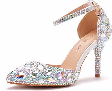 Royal Blue Rhinestone Sandals 