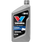 Valvoline 4-Stroke Motorcycle Full Synthetic 10W-40 Motor Oil 1 Quart