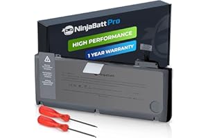 NinjaBatt Battery A1278 A1322 for Apple MacBook Pro 13" [Mid 2012 2010 2009 Early 2011 Late 2011] - Long Lasting [63.5Wh/10.9