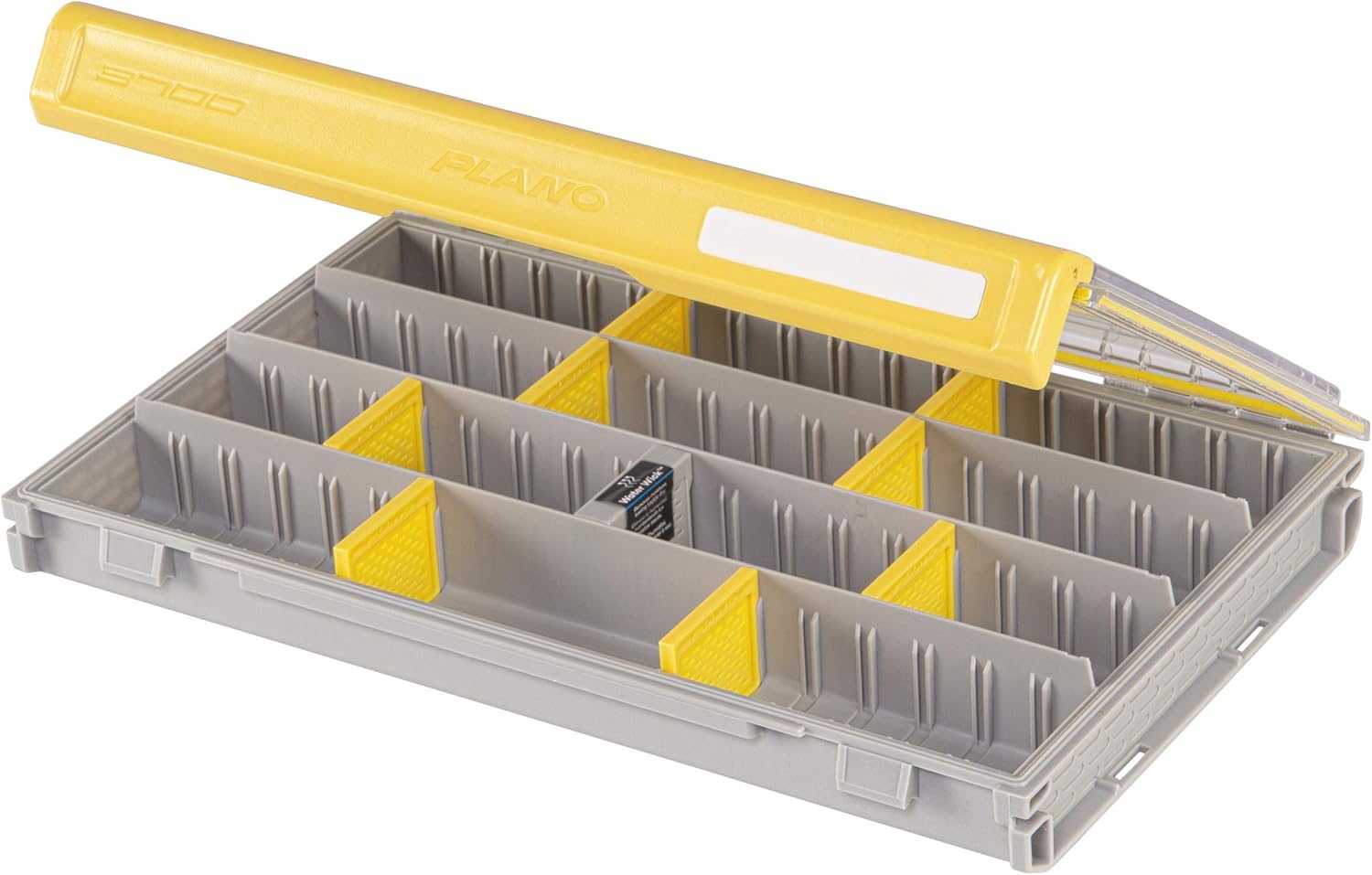 Plano Edge Professional 3700 Standard Tackle Storage | Premium Tackle Organization with Rust Prevention, Clear/Yellow: Sports & Outdoors