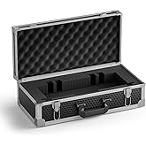 Phenyx Pro Large Size Carrying Case, Customizable Pre-Diced Foam, Aluminum Alloy Sturdy Build, Suitable for Wireless Mic System Storage & Camera Gear Transportation