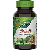Nature's Way Garden Veggies, Veggie Powder Blend, 900 mg per 2-Capsule Serving, 60 Vegan Capsules (Packaging May Vary)