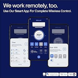 DELLA 12000 BTU Mini Split Air Conditioner Work
