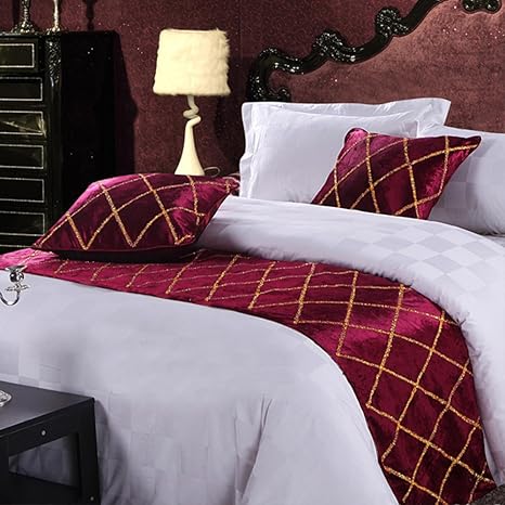 Yazi Luxury Bed Runners Throws Double For Hotel Bedroom Decoration