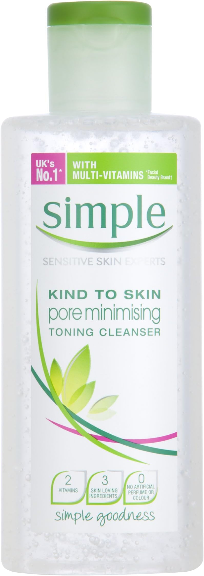 Simple Kind To Skin Pore Minimising Toning Cleanser 200ml Unilever Face Wash
