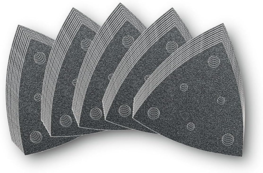 FEIN 2022305 63717109035 Triangle Perforated Sanding Sheet Set, Multi-Colour