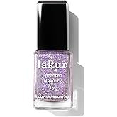 LONDONTOWN lakur Nail Polish - Chip-Resistant, Non-Toxic, Conditions & Hydrates Nails | Shimmery Holographic Purple, Grape Fizz, .40 fl oz