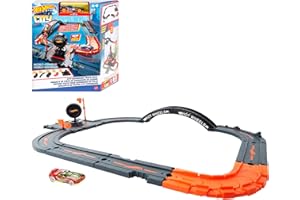 Hot Wheels City Track Pack, 10 pièces comprenant une base de rail et diverses pièces de piste pour construire un paysage urba