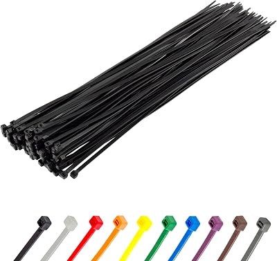 Gocableties Heavy Duty Cable Ties 370mm x 4.8mm Pack of 100 Black