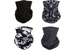 SMEHCF 4 Multipurpose Bandanas for Women Men