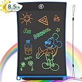 GUYUCOM 8.5-Inch LCD Writing Tablet Colorful Screen Doodle Board Electronic Digital Drawing Pad with Lock Button for Kids Adults (Blue)