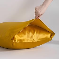 NTBAY 2 Pack Satin Queen Pillowcases for Hair and