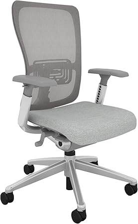 Haworth Zody High Performance Office Chair With Ergonomic Adjustments And Flexible Mesh Back Smoke Amazon Co Uk Kitchen Home