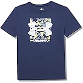 Under Armour Boys Box Logo Camo Short Sleeve T Shirt