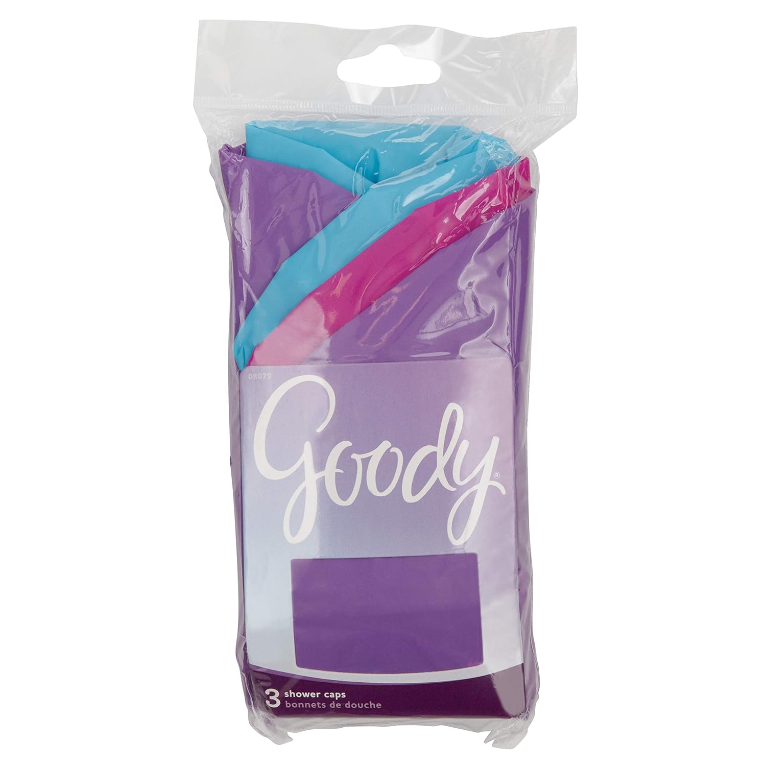 Goody Styling Essentials Shower Cap, 3 count, Colors May Vary : Beauty