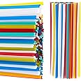100 Pieces Plastic Welding Rods 7.9 Inch PP/PVC/PPR Plastic Welder Repair Rods for Car Bumpers and Daily Repair, 20 Pieces for Each Color