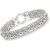 Ross-Simons Byzantine Beaded-Edge Bracelet