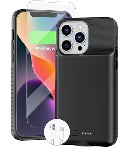 Amazon.com: Battery Case for iPhone 13 Pro Max,Upgraded 12000mAh