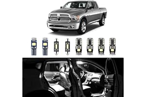 EASY EAGLE LED Car Interior Lights, Super Bright Bulbs - for Dodge Ram 2009 2010 2011 2012 2013 2014 2015 2016 2017 2018 Pickup Truck 1500 2500 3500 - Kit Package Includes 13 LED Light Accessories