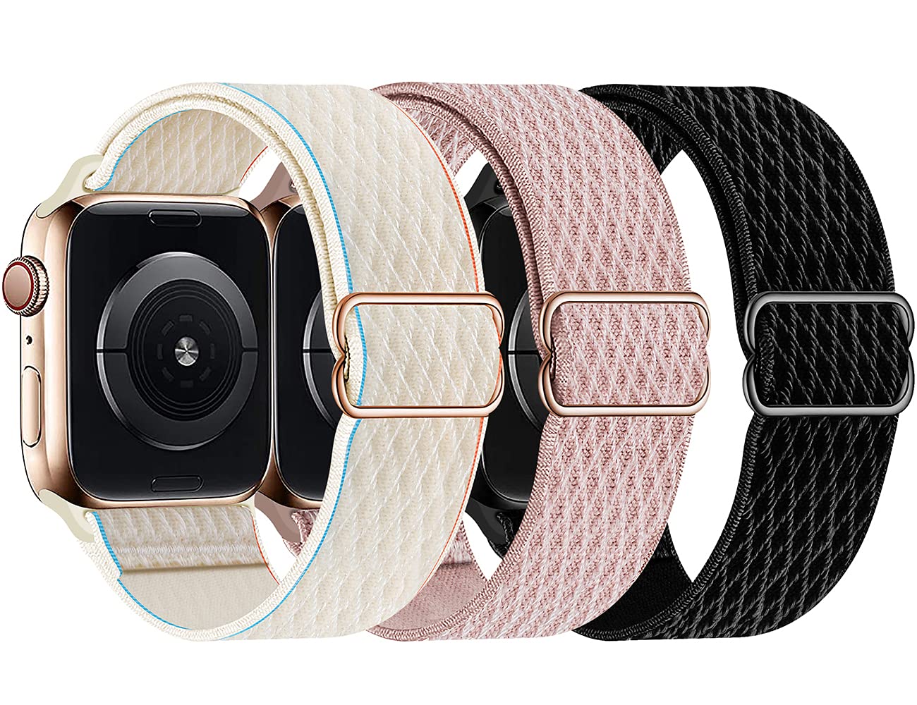 Swhatty Stretchy Nylon Solo Loop Bands Compatible