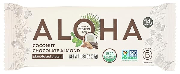 ALOHA, BAR CHOCOLATE COCONUT ALMOND, 1.98 OUNCE