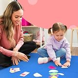 kidoola Foam Baby Play Mat 29x29cm 9pc 7mm Interlocking Blue EVA view 7