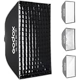 Godox UL-Box 24&rdquo;x35&rdquo; Strip Softbox Quick Release with Grid Bowens Mount | Easy to Assemble, 60x90cm Quick Release Foldable Soft Box with Honeycomb Grid, Diffuser for Godox SMALLRIG/Neewer/Aputure