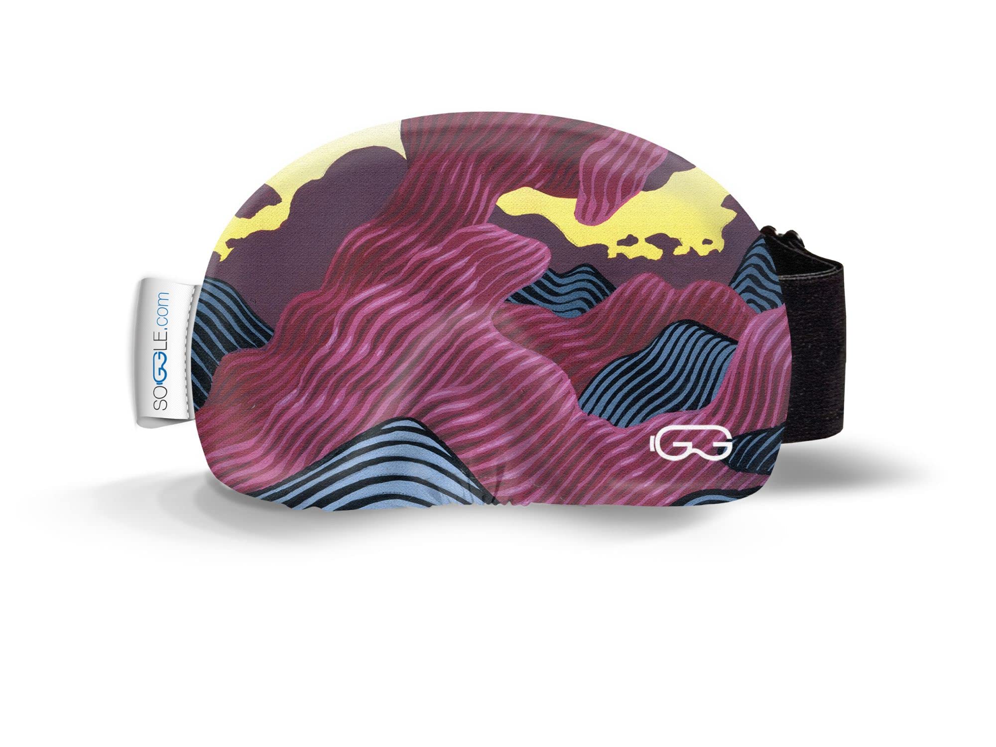 Soggle Ski Goggles Protection Microfibre Cover (One Size), Colour: Artist Fire