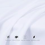 NTBAY Egyptian Cotton Pillowcase 500TC 80x80 White Pack of 2 view 2
