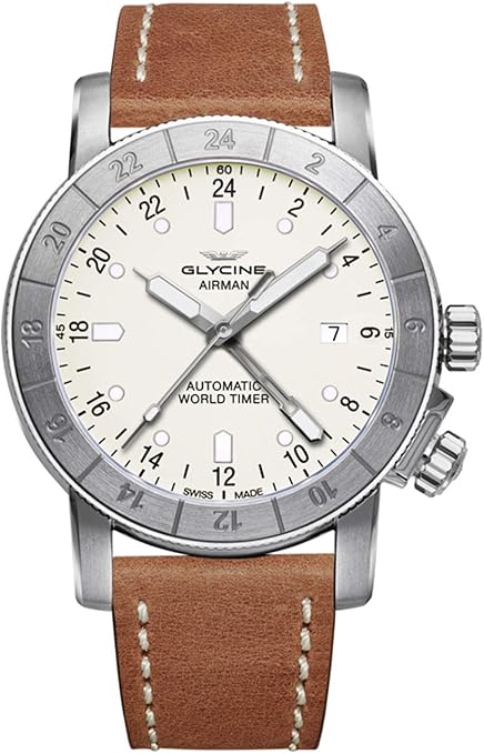 glycine airman automatic world timer