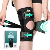 BraceAbility J Patella Knee Brace - Lateral Patellar Stabilizer with Medial and J-Lat Support Straps for Dislocation, Subluxation, Patellofemoral Pain, Left or Right Kneecap Tracking (Medium)