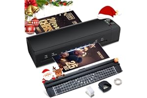 IBZDI 13 Inch 9-in-1 Laminator Machine, A3 Thermal Laminator with Sheets for Hot & Cold Laminating Machine, Never-Jam Design and Features Fast 60-Sec Warm Technology for Home, Office, or School Use