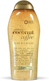 OGX Coconut Coffee Body Scrub 19.5 fl oz Exfoliating Bath Wash view 1