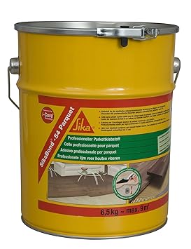 Sika 423107 sikabond-54 spatulable Kleber Polyurethan für Parkett 6,5 kg