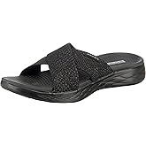 Skechers Women's On-the-go 600 Glistening Mesh Slide Sandals