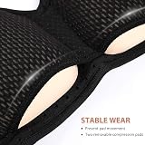 Tenbon Hernia Belt for Men and Women Adjustable Inguinal Support Black M view 3